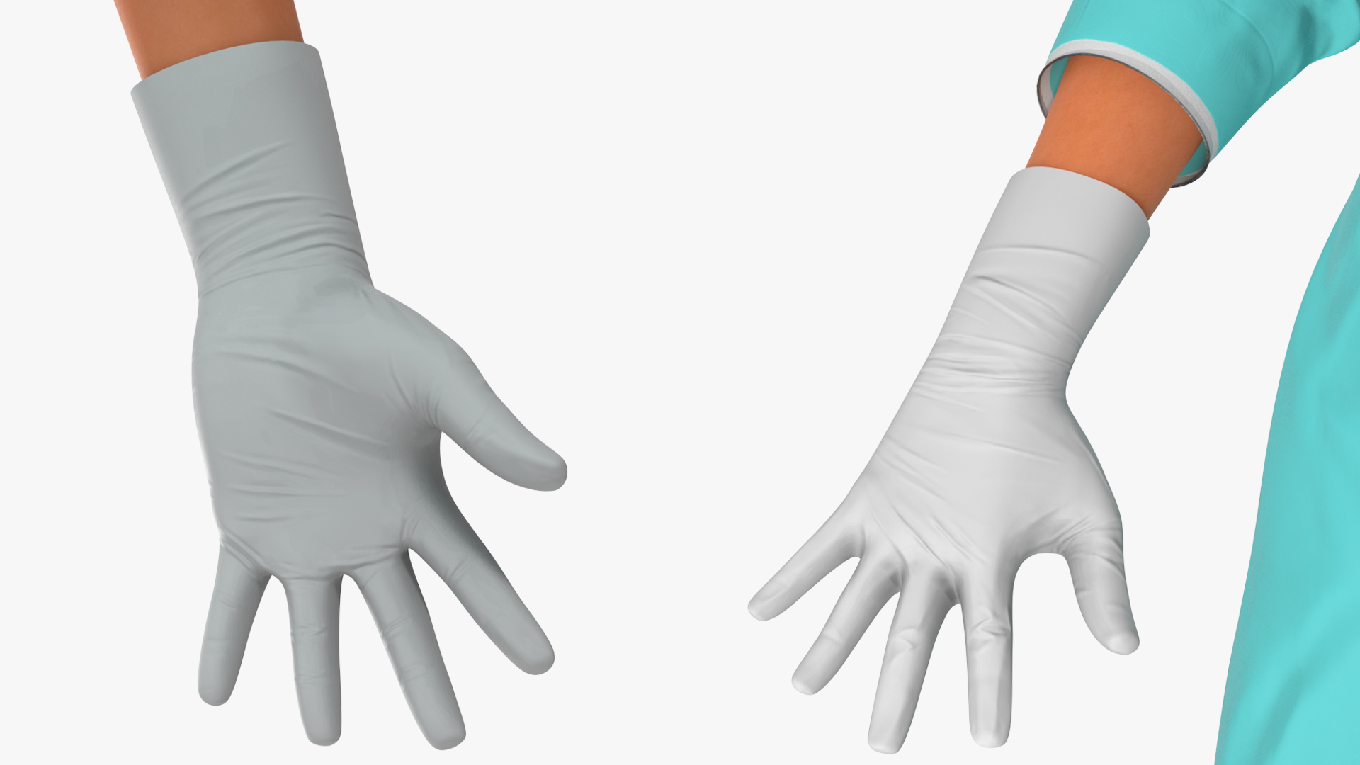 Female Surgeon Doctor Woman Rigged 3D model