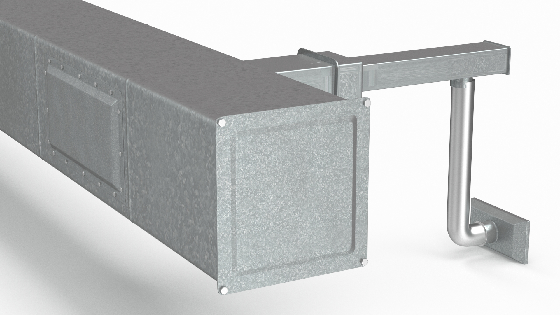3D HVAC Ductwork model