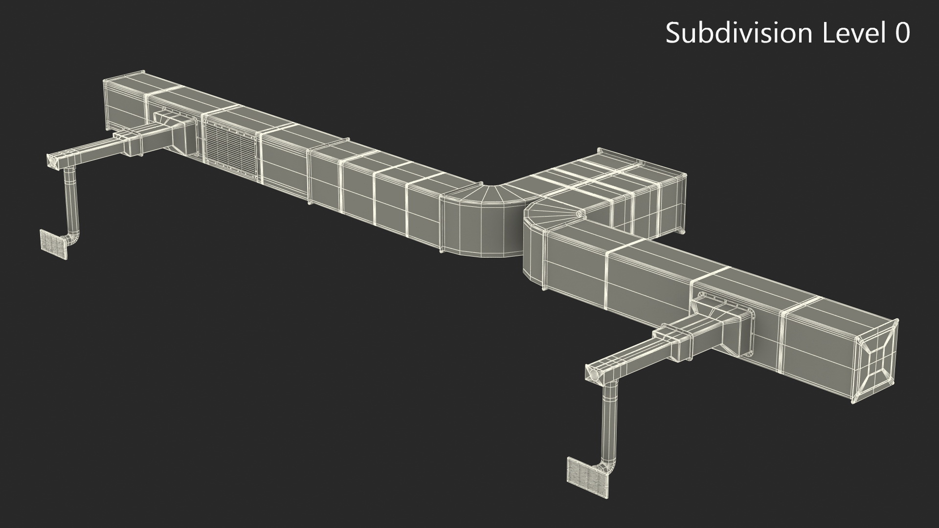 3D HVAC Ductwork model