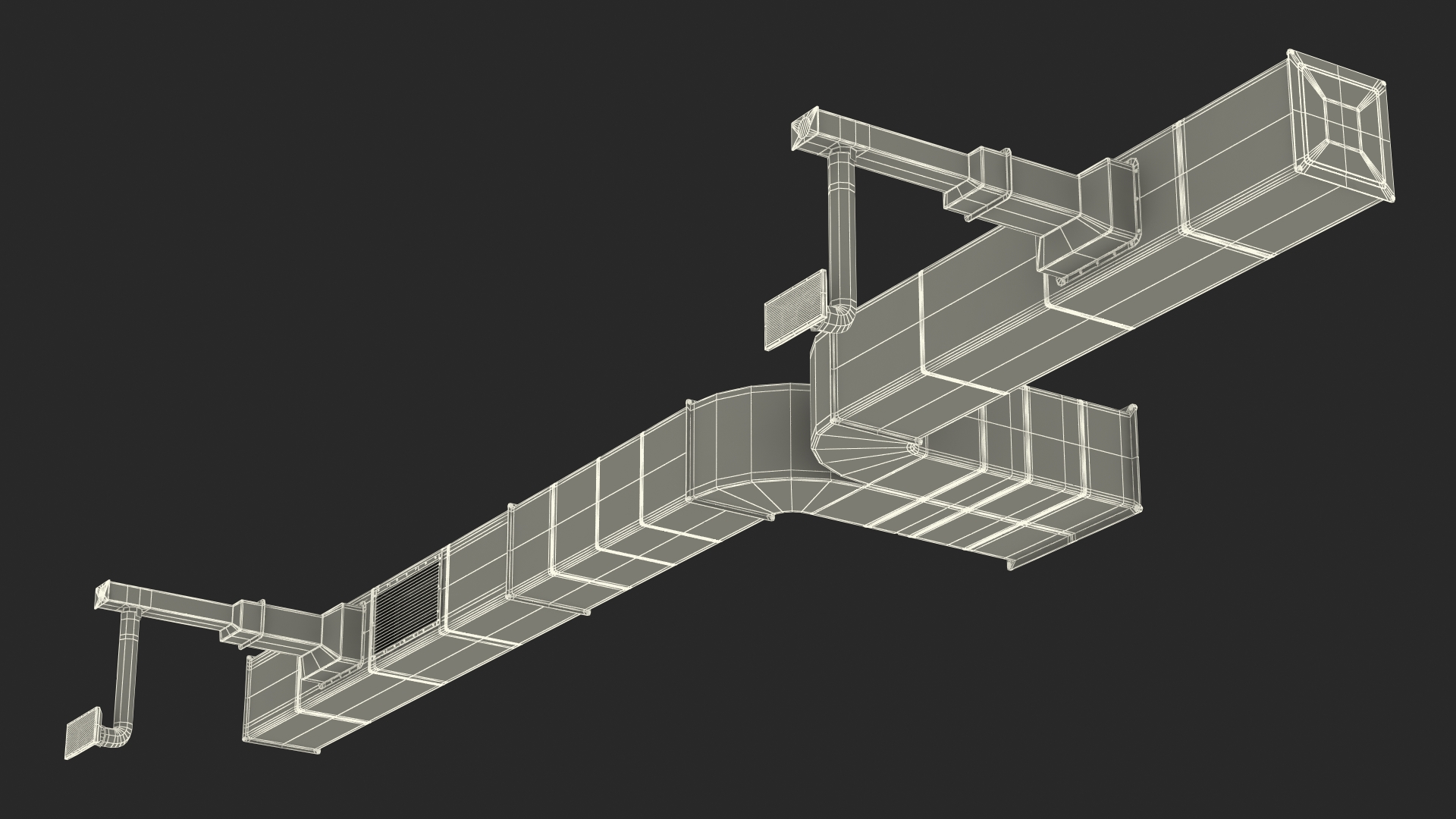 3D HVAC Ductwork model