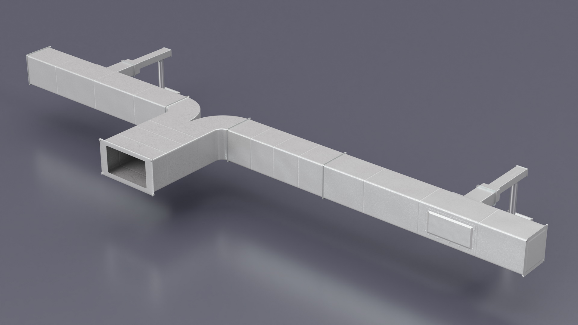 3D HVAC Ductwork model