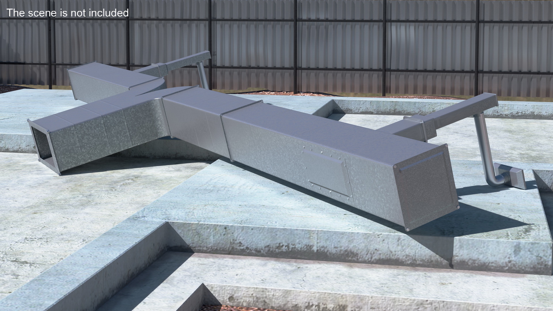3D HVAC Ductwork model