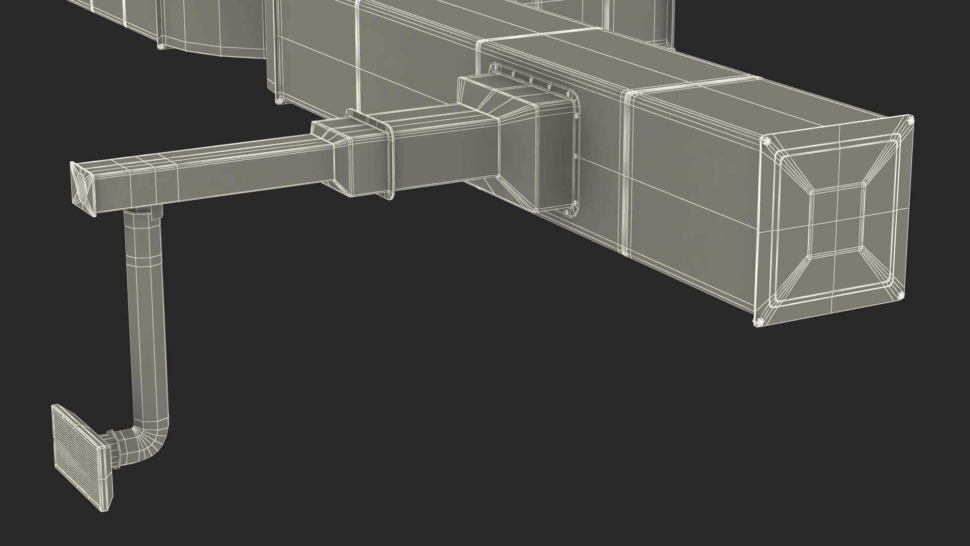 3D HVAC Ductwork model