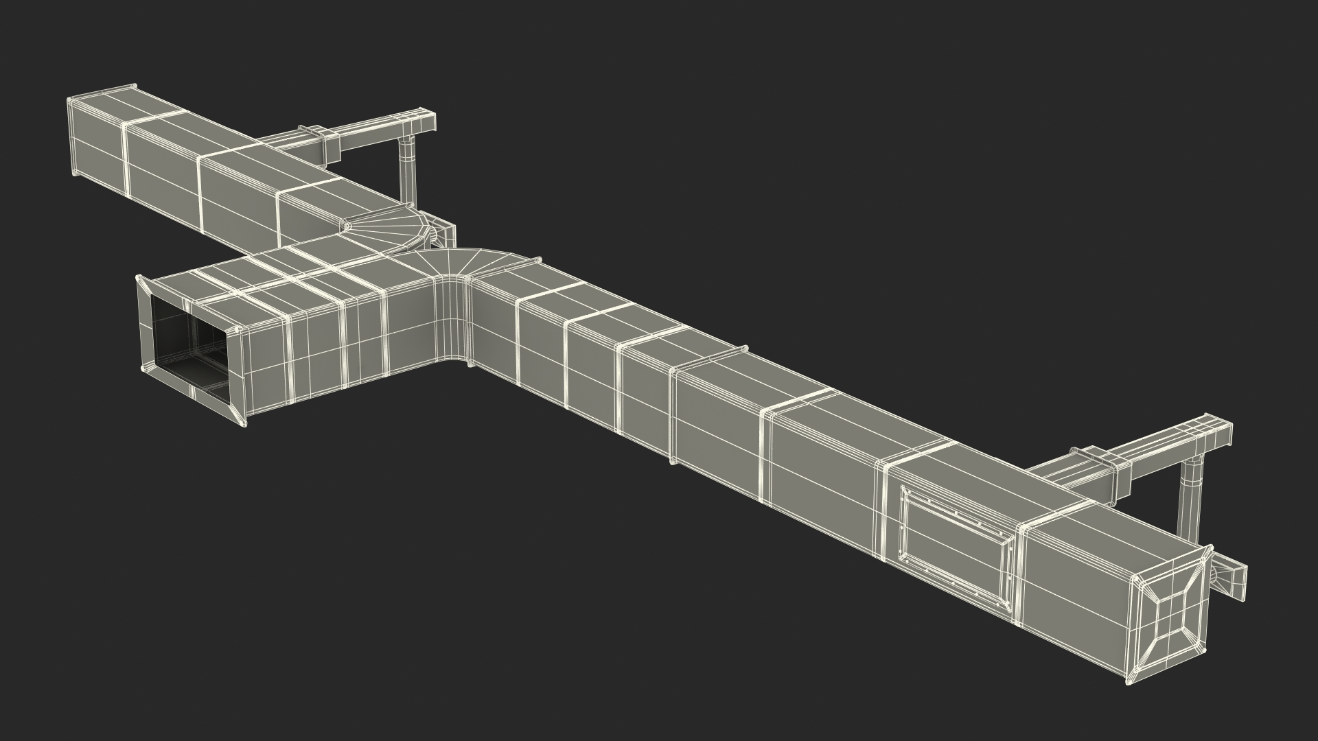 3D HVAC Ductwork model