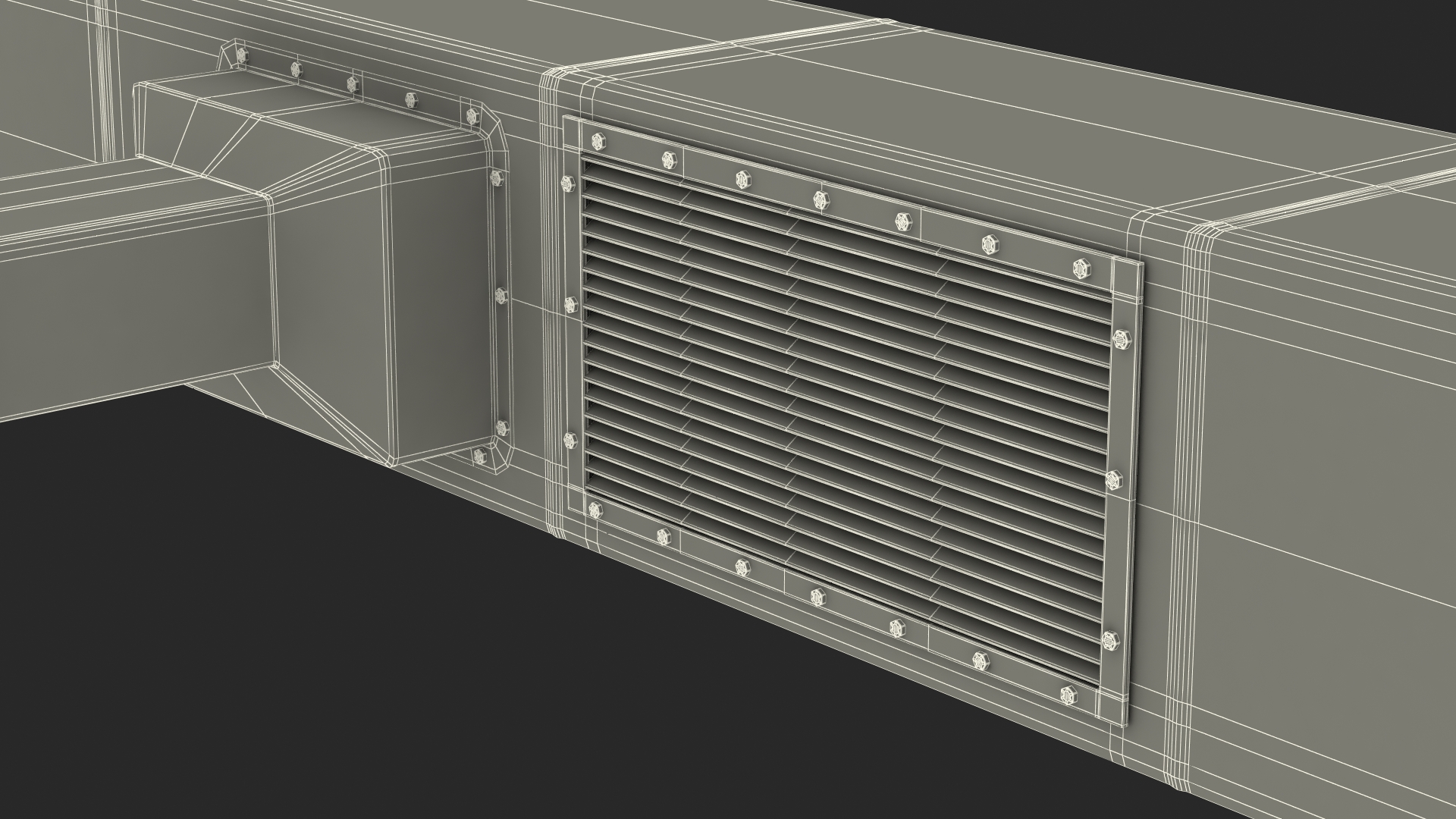 3D HVAC Ductwork model