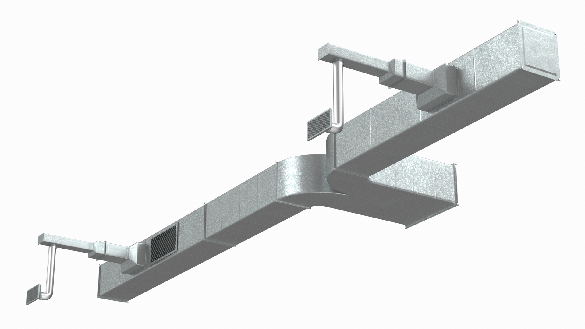 3D HVAC Ductwork model