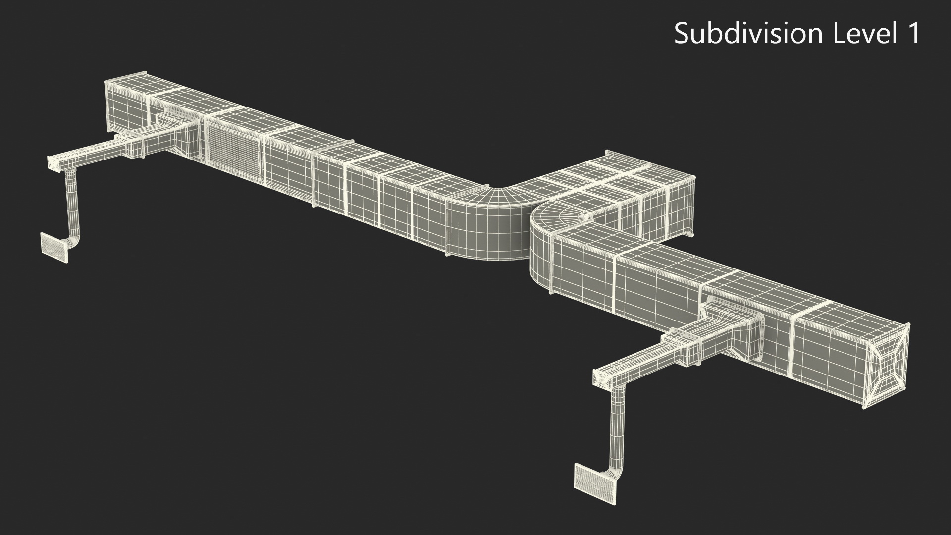 3D HVAC Ductwork model