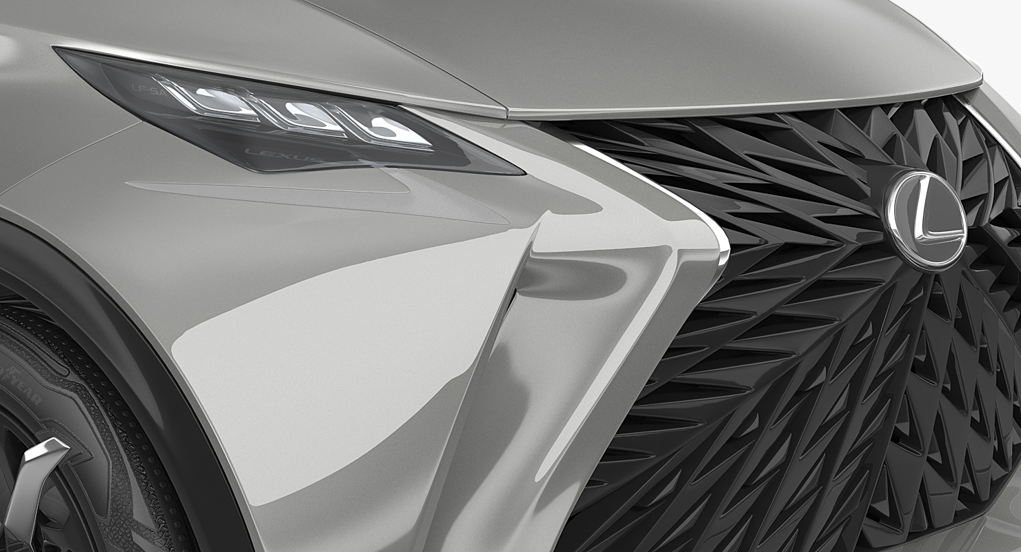 3D Concept Lexus LF-SA Rigged