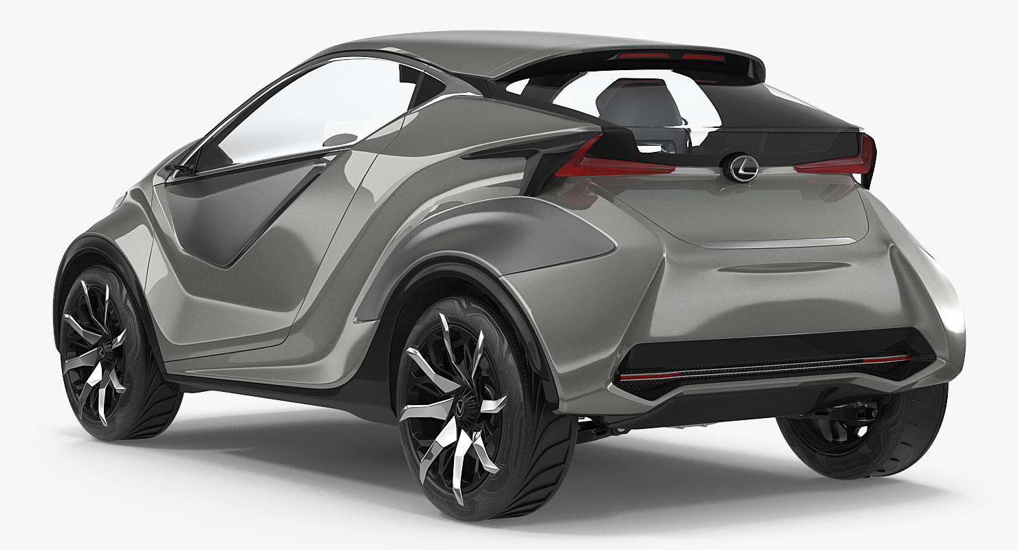 3D Concept Lexus LF-SA Rigged