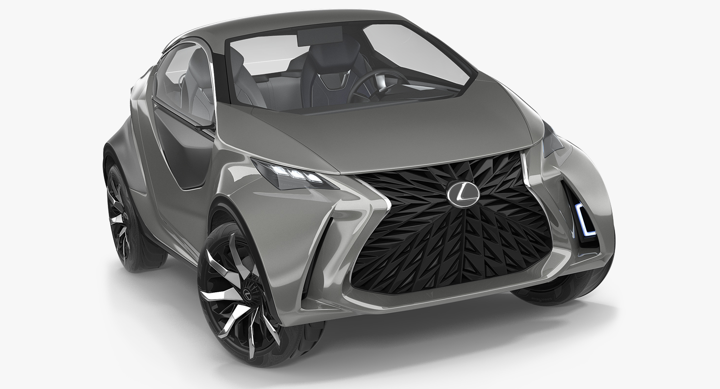 3D Concept Lexus LF-SA Rigged