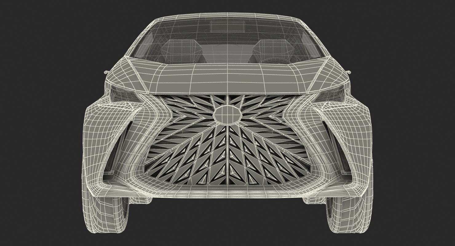 3D Concept Lexus LF-SA Rigged