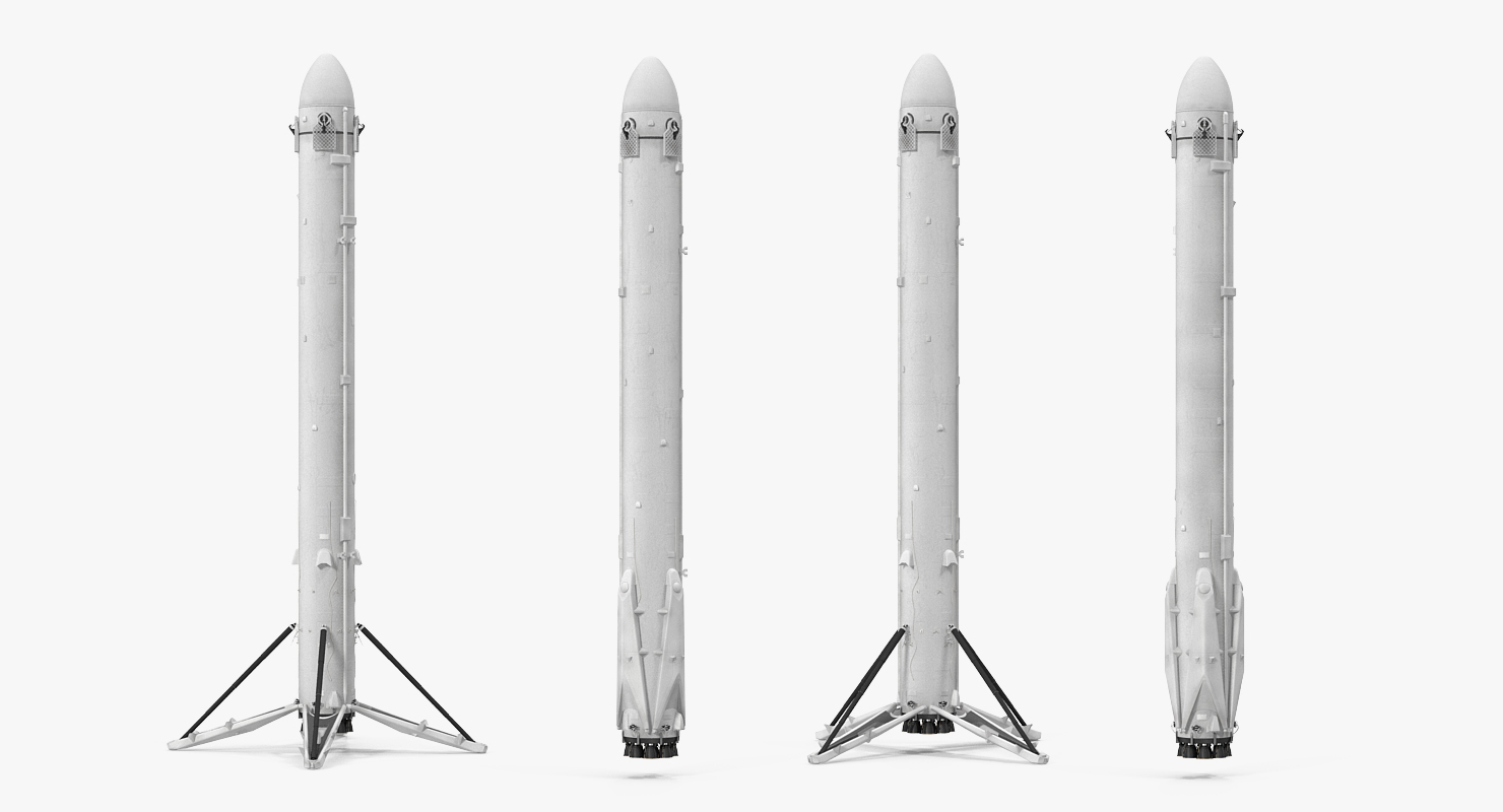 Landing Rocket Booster 3D