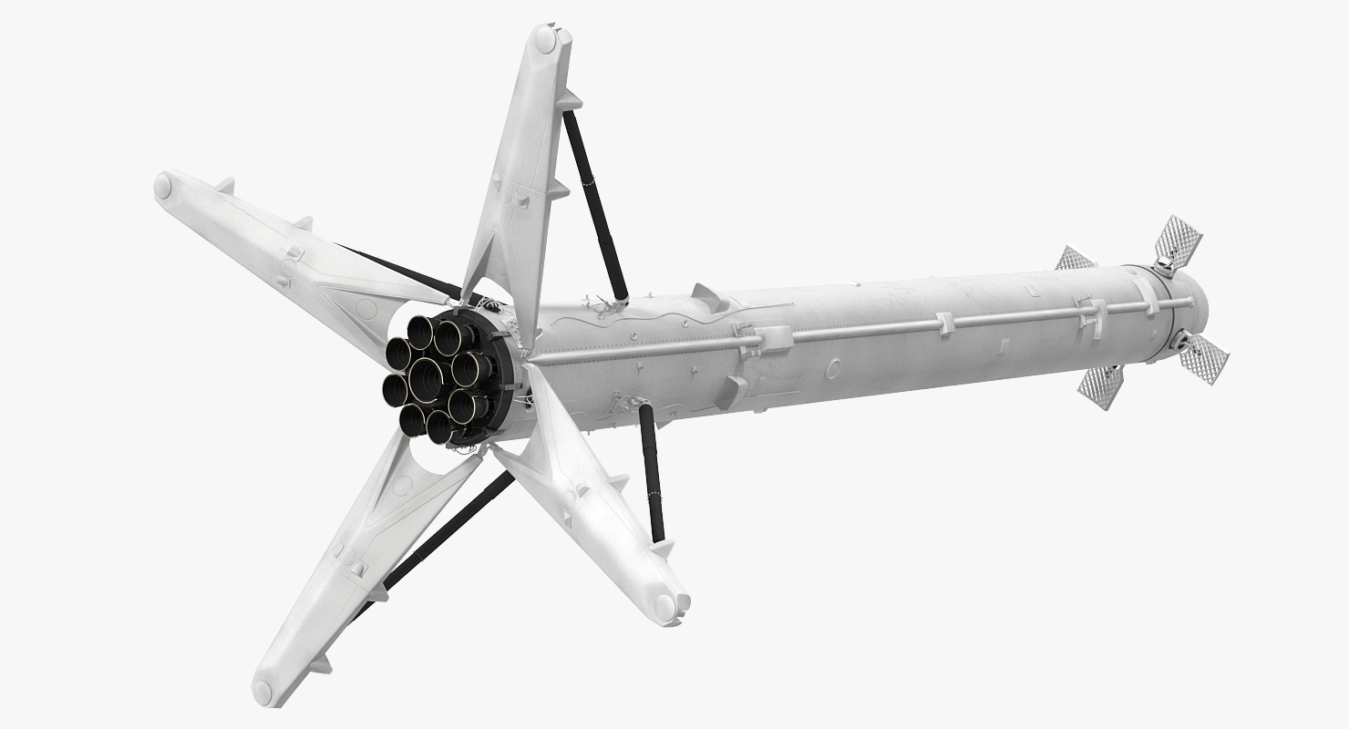 Landing Rocket Booster 3D