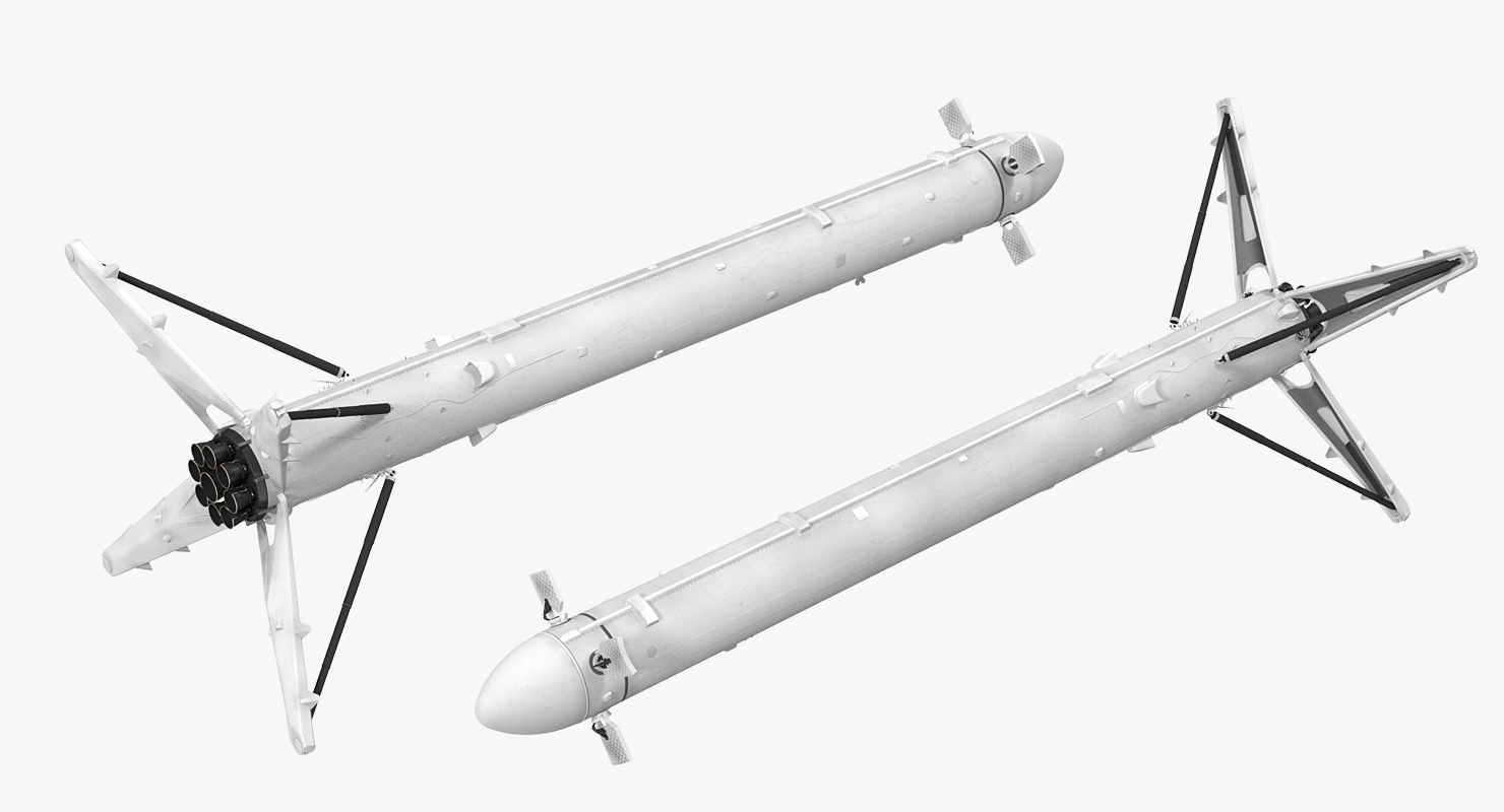 Landing Rocket Booster 3D