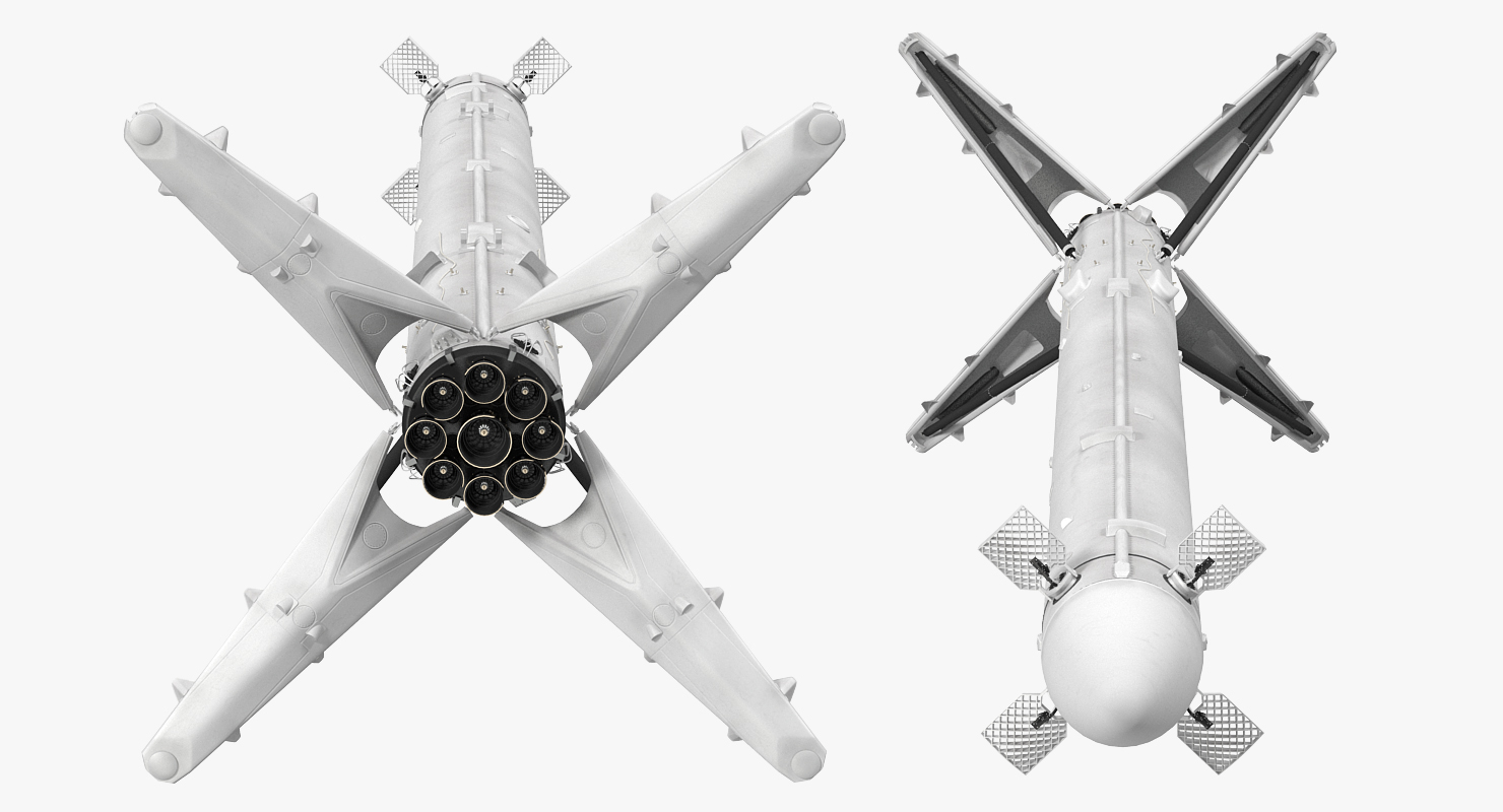 Landing Rocket Booster 3D