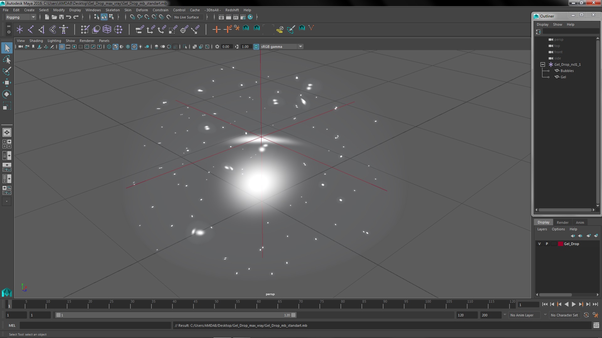 3D model Gel Drop