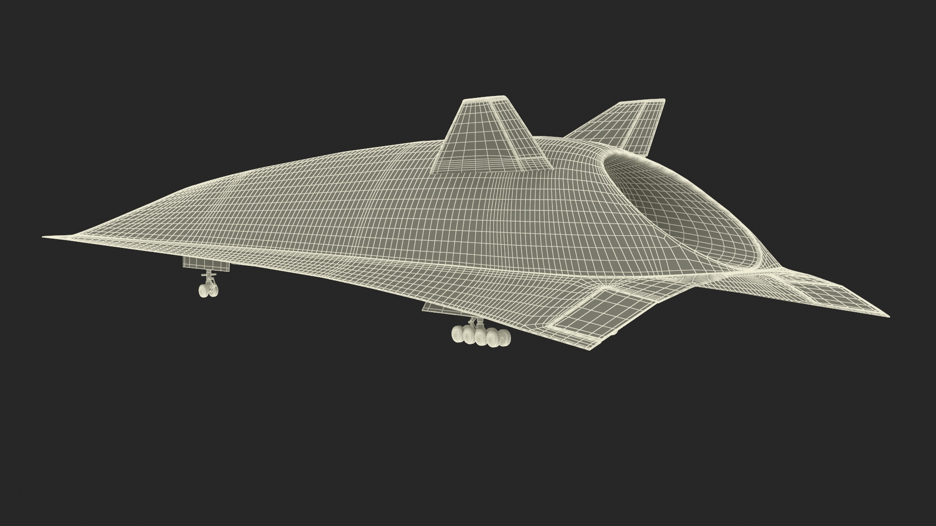 Destinus S Hypersonic Passenger Plane Used 3D