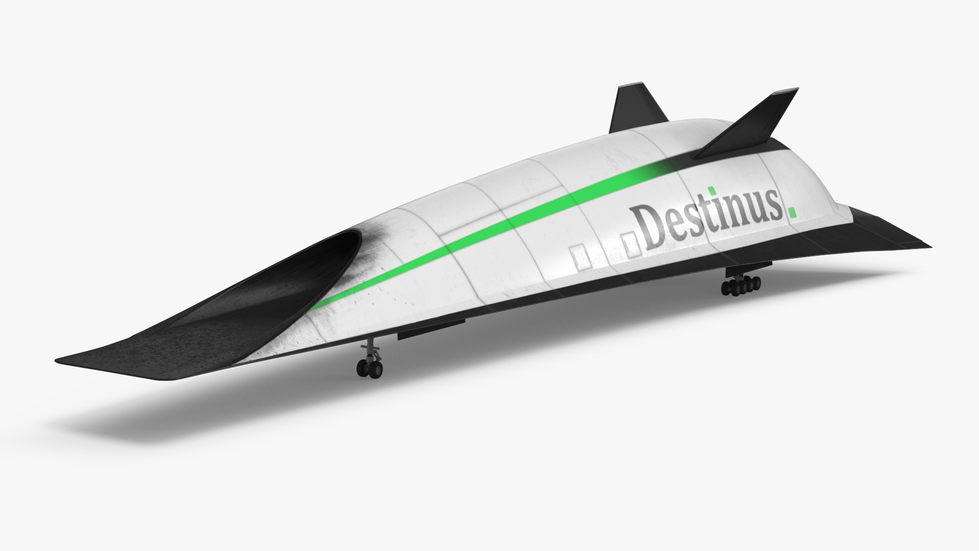 Destinus S Hypersonic Passenger Plane Used 3D