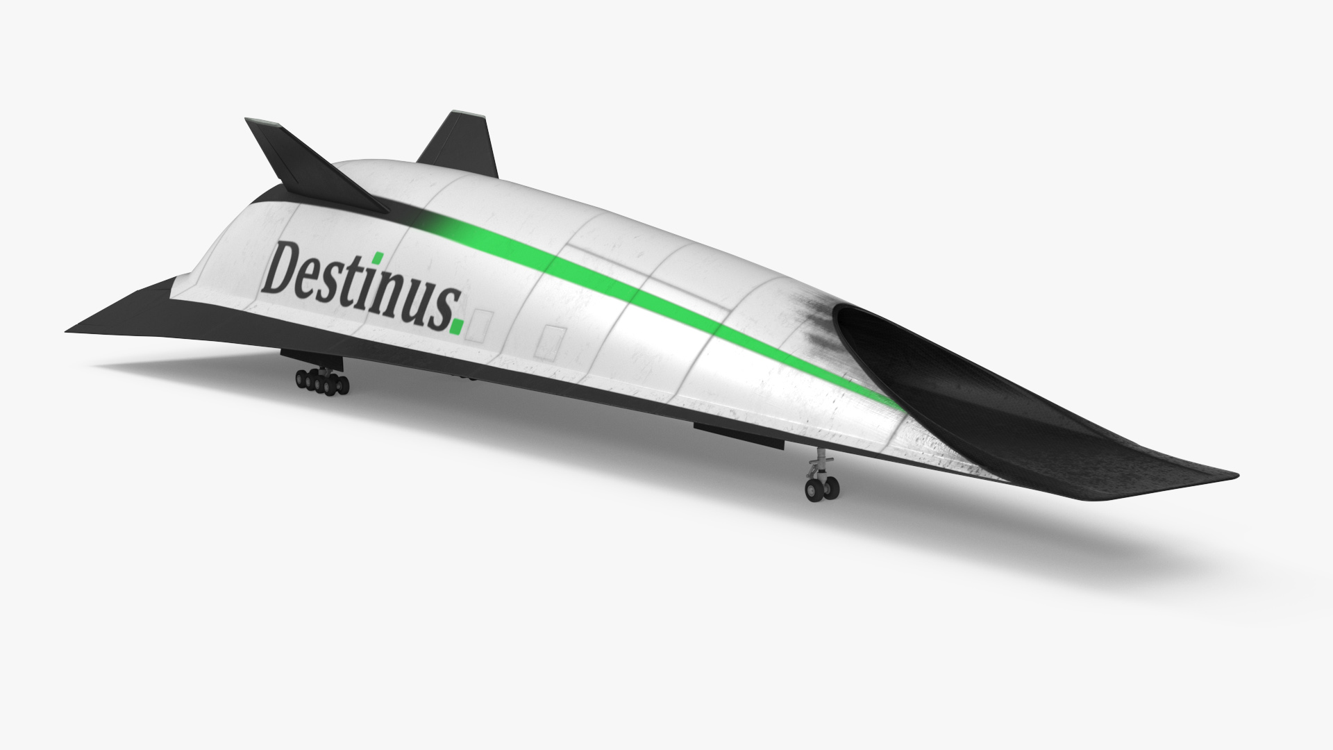 Destinus S Hypersonic Passenger Plane Used 3D