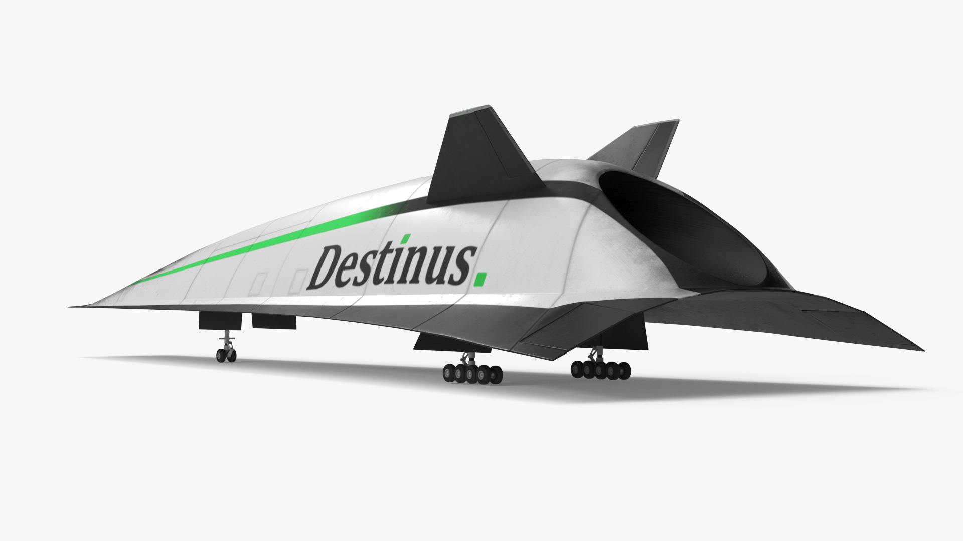 Destinus S Hypersonic Passenger Plane Used 3D