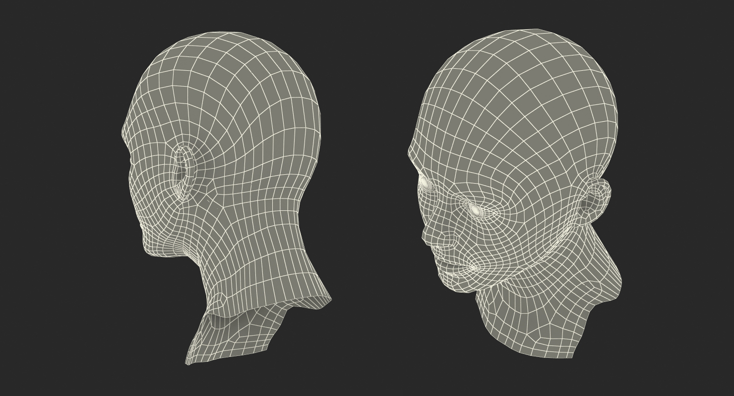 3D model Arab Woman Head