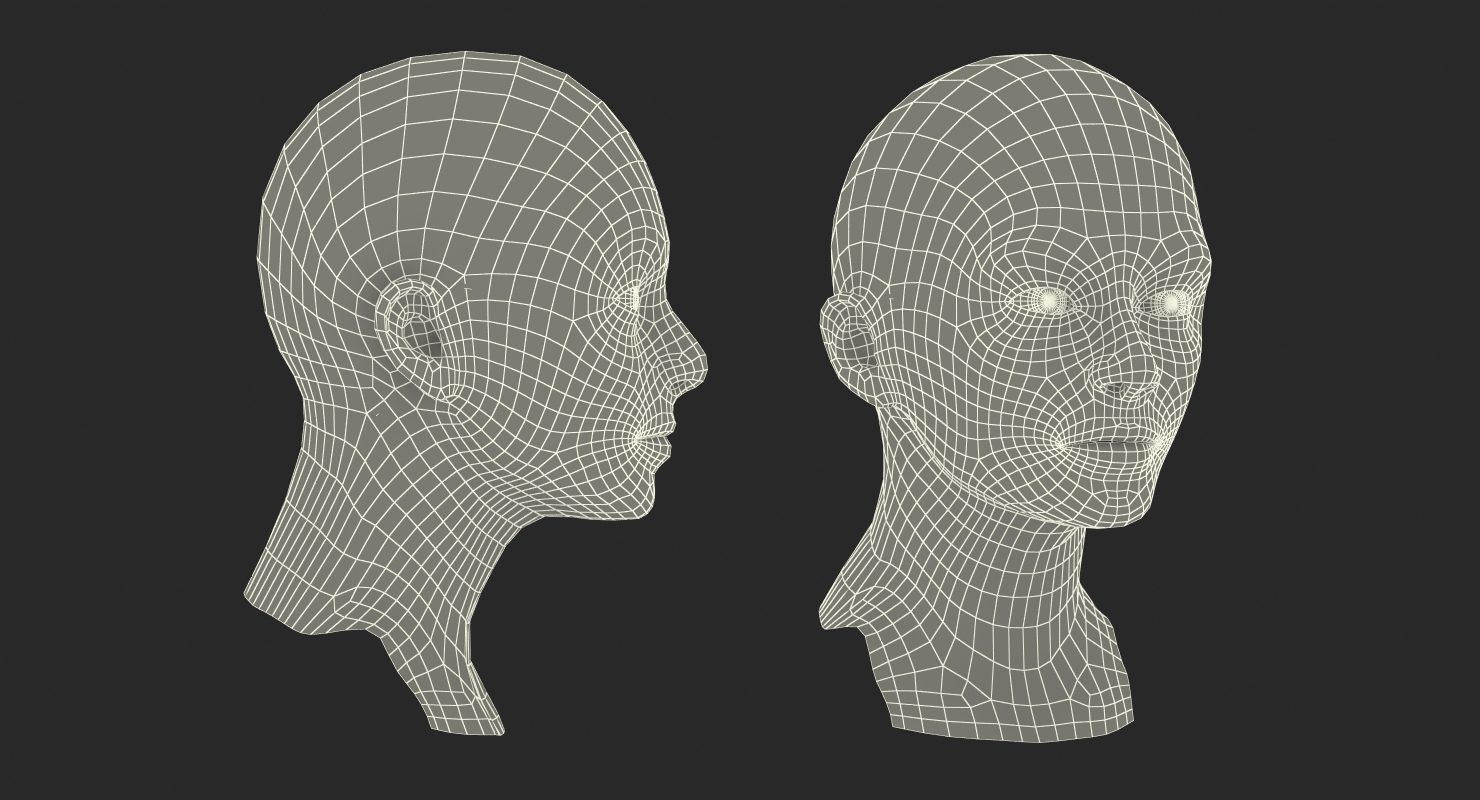 3D model Arab Woman Head