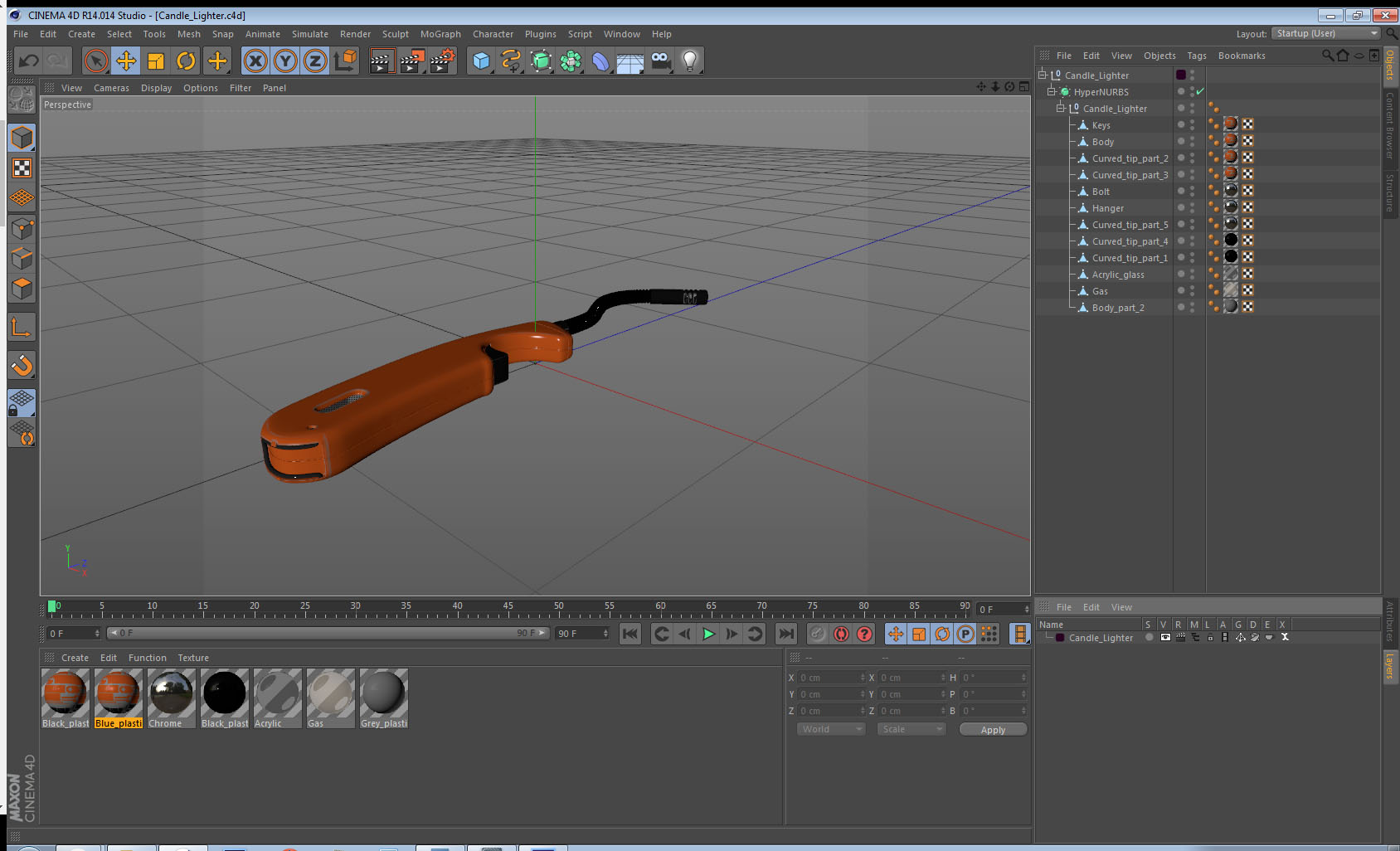 Candle Lighter 3D model