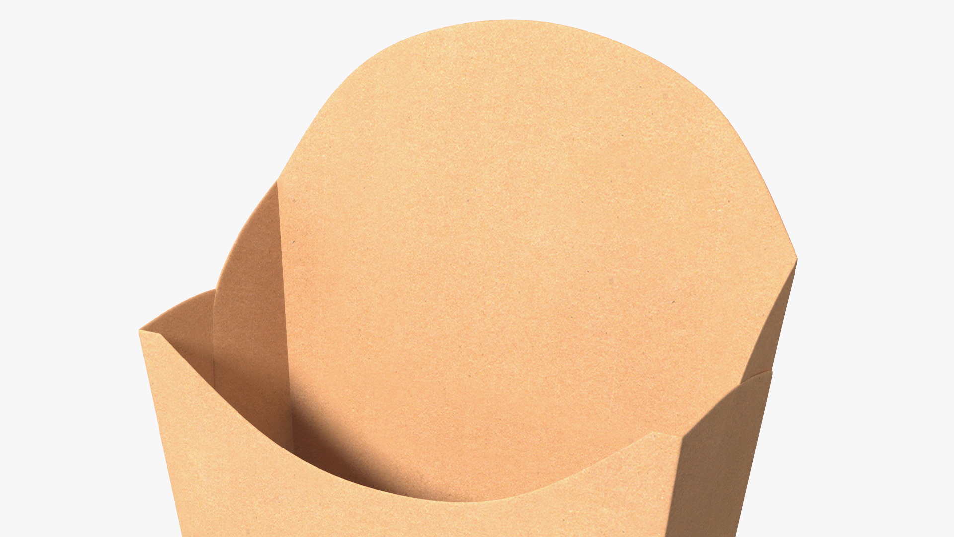 French Fry Box Craft Paper Generic 3D model