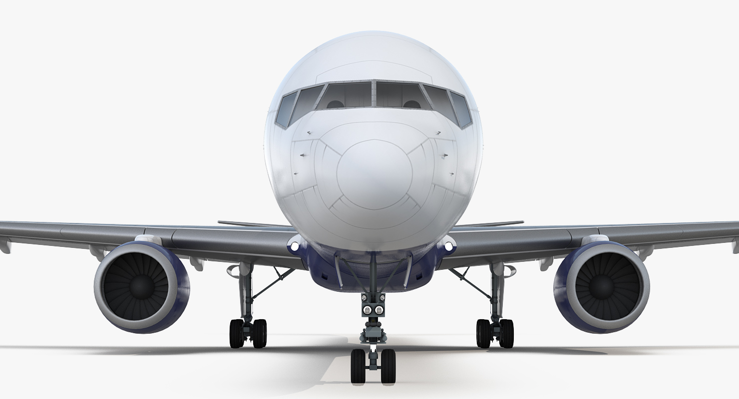 3D Boeing 757 300 Delta with Cabin Rigged model