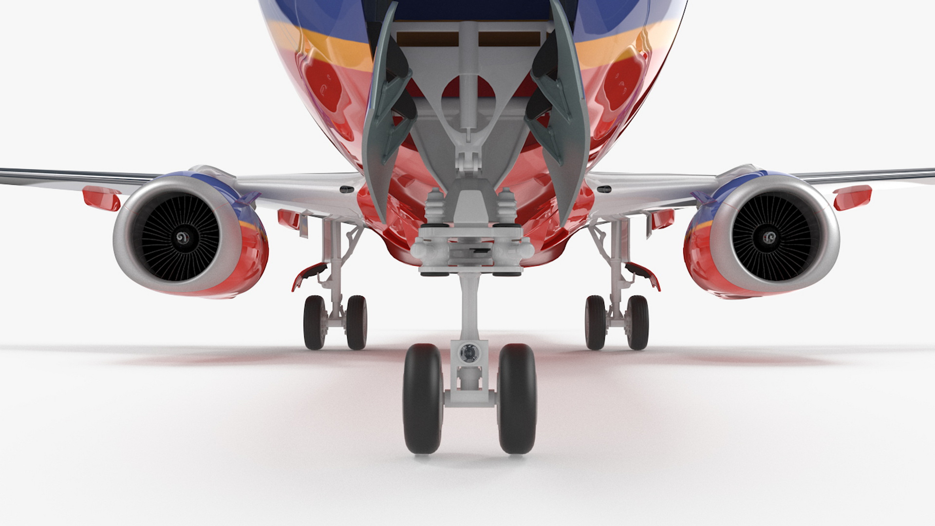 Southwest Airlines Boeing 737-900 with Interior Rigged 3D model