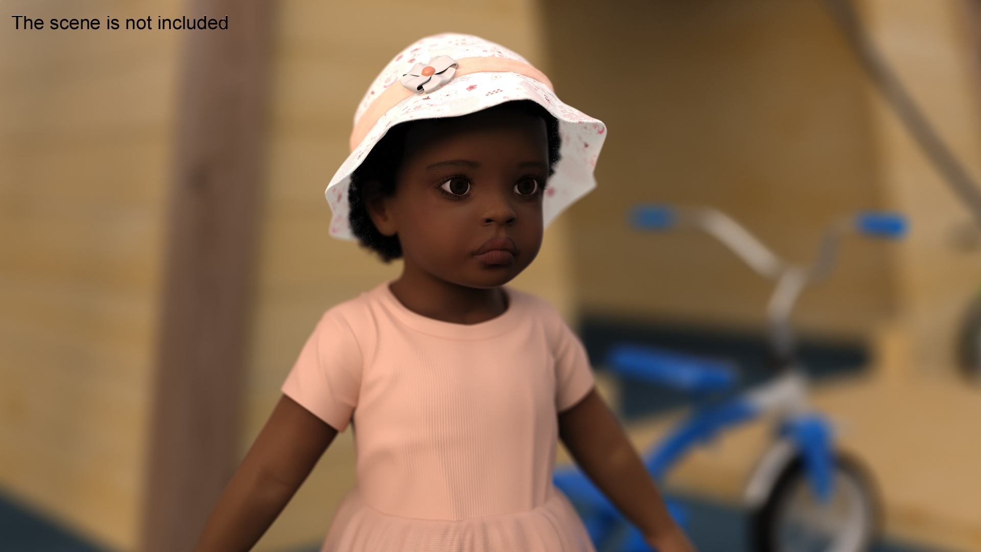 Casual Summer Outfit for Toddler 3D
