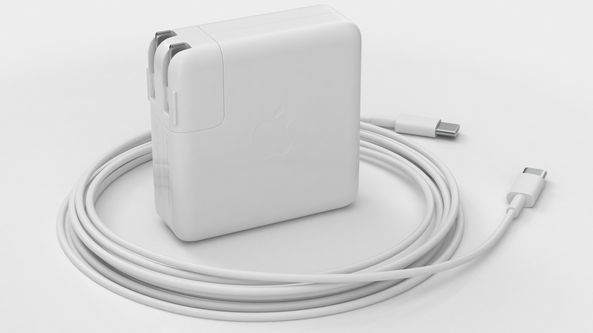 3D Apple 61W Type C Power Adapter with Cable