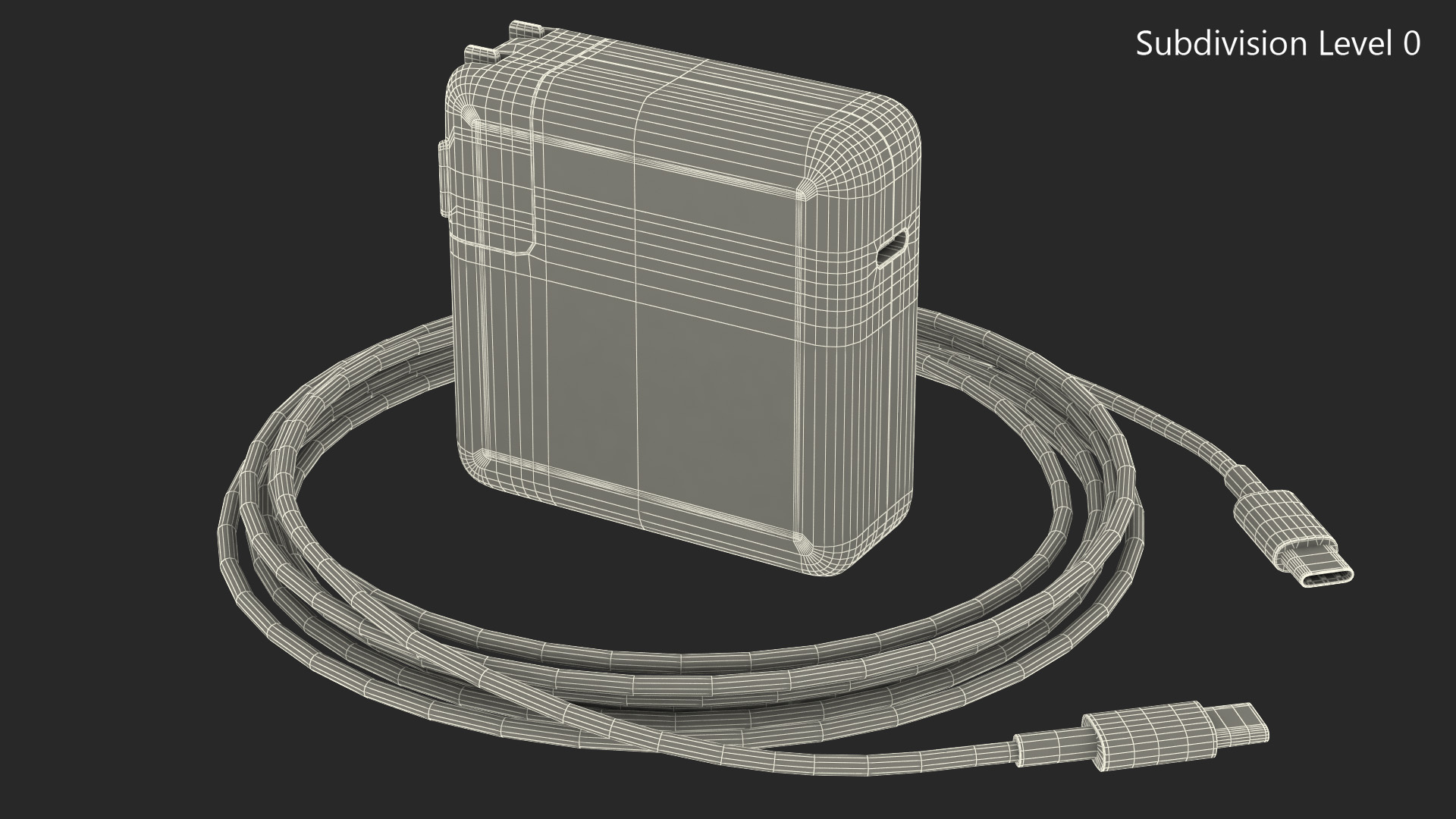 3D Apple 61W Type C Power Adapter with Cable