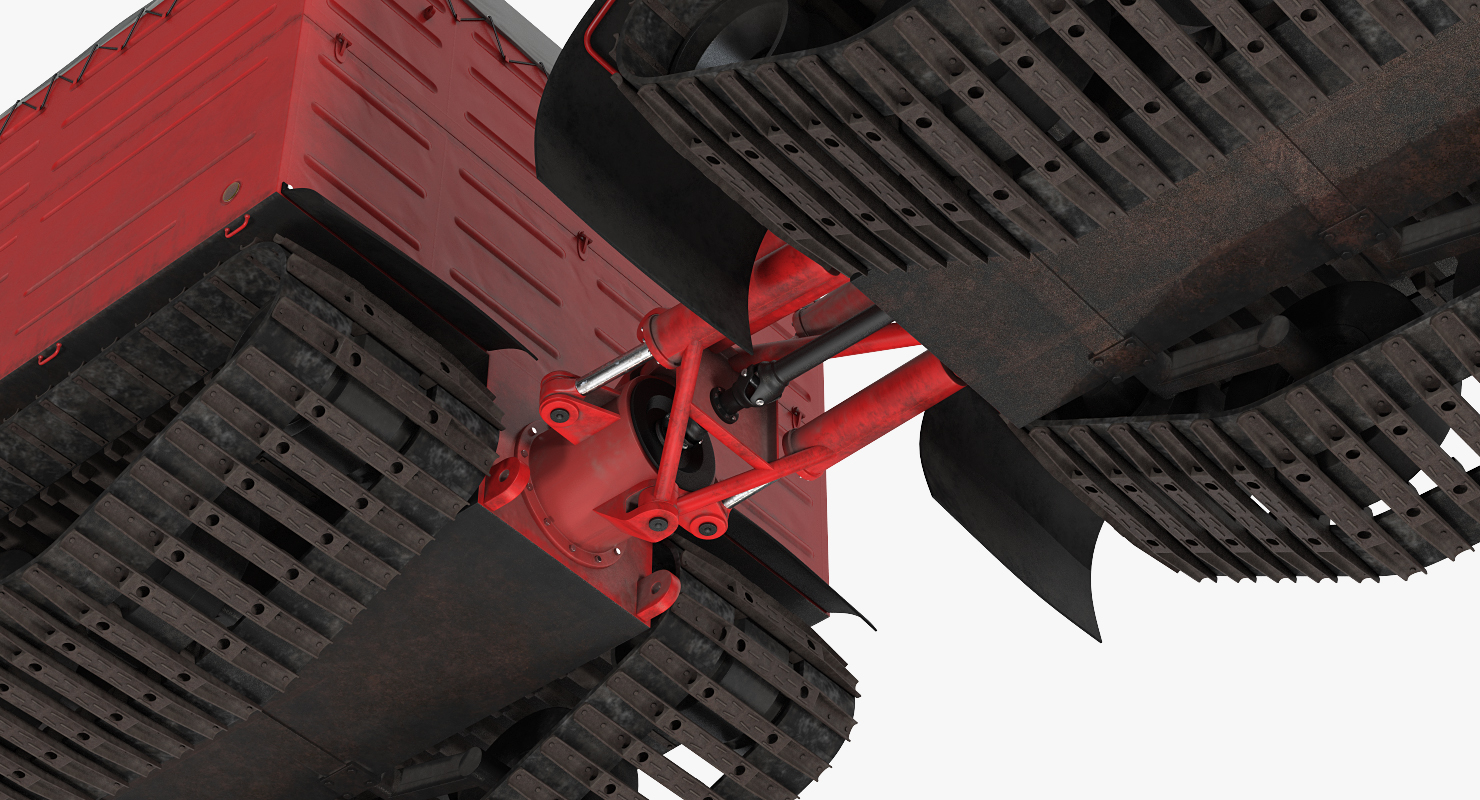 3D Research Articulated Tracked Vehicle Vityaz DT 30 Rigged