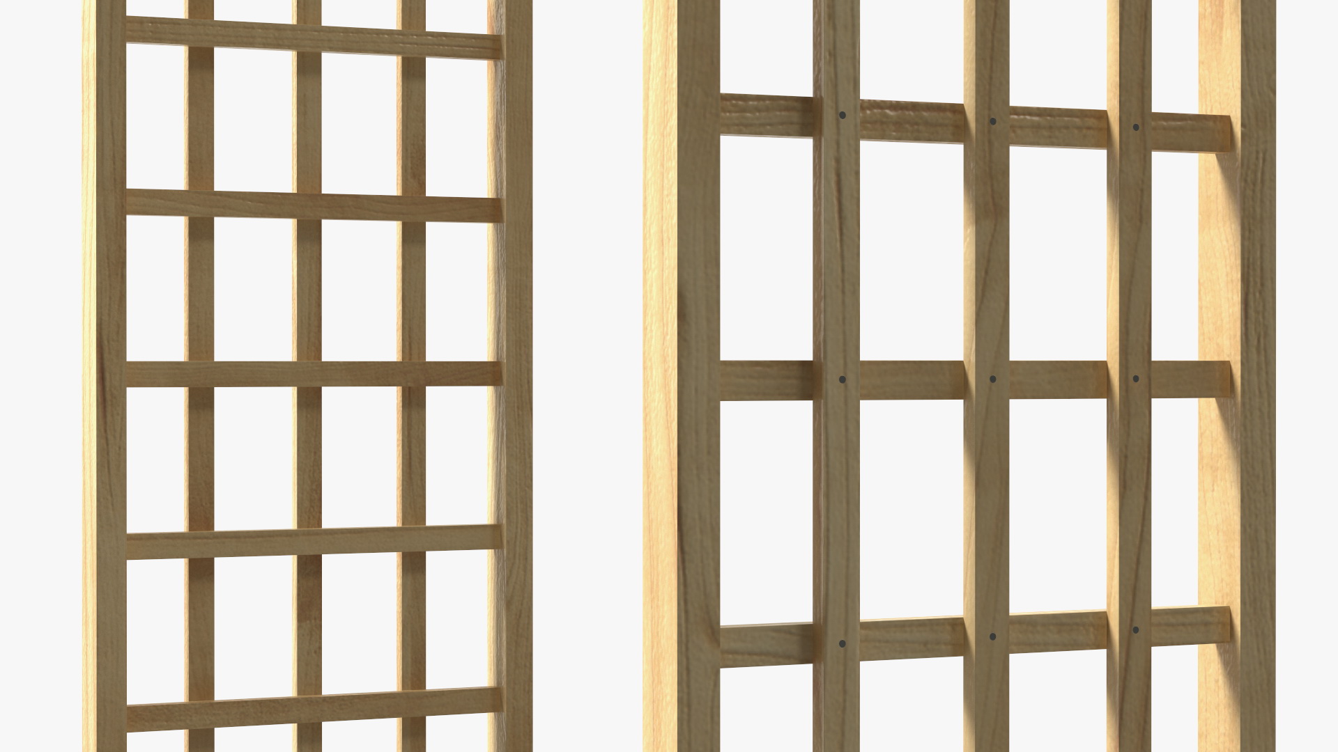 Outdoor Wooden Garden Archway 3D model