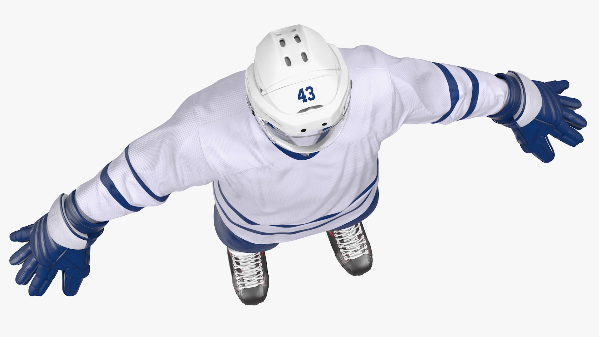 3D model Hockey Equipment Set