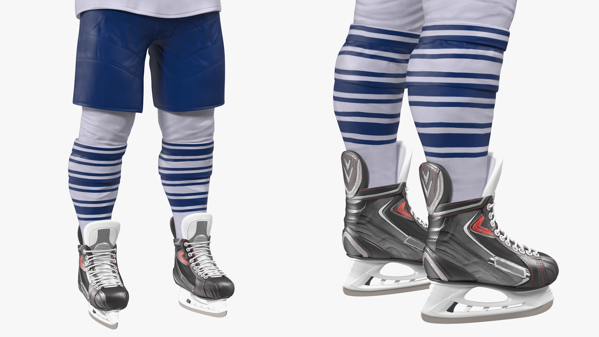 3D model Hockey Equipment Set