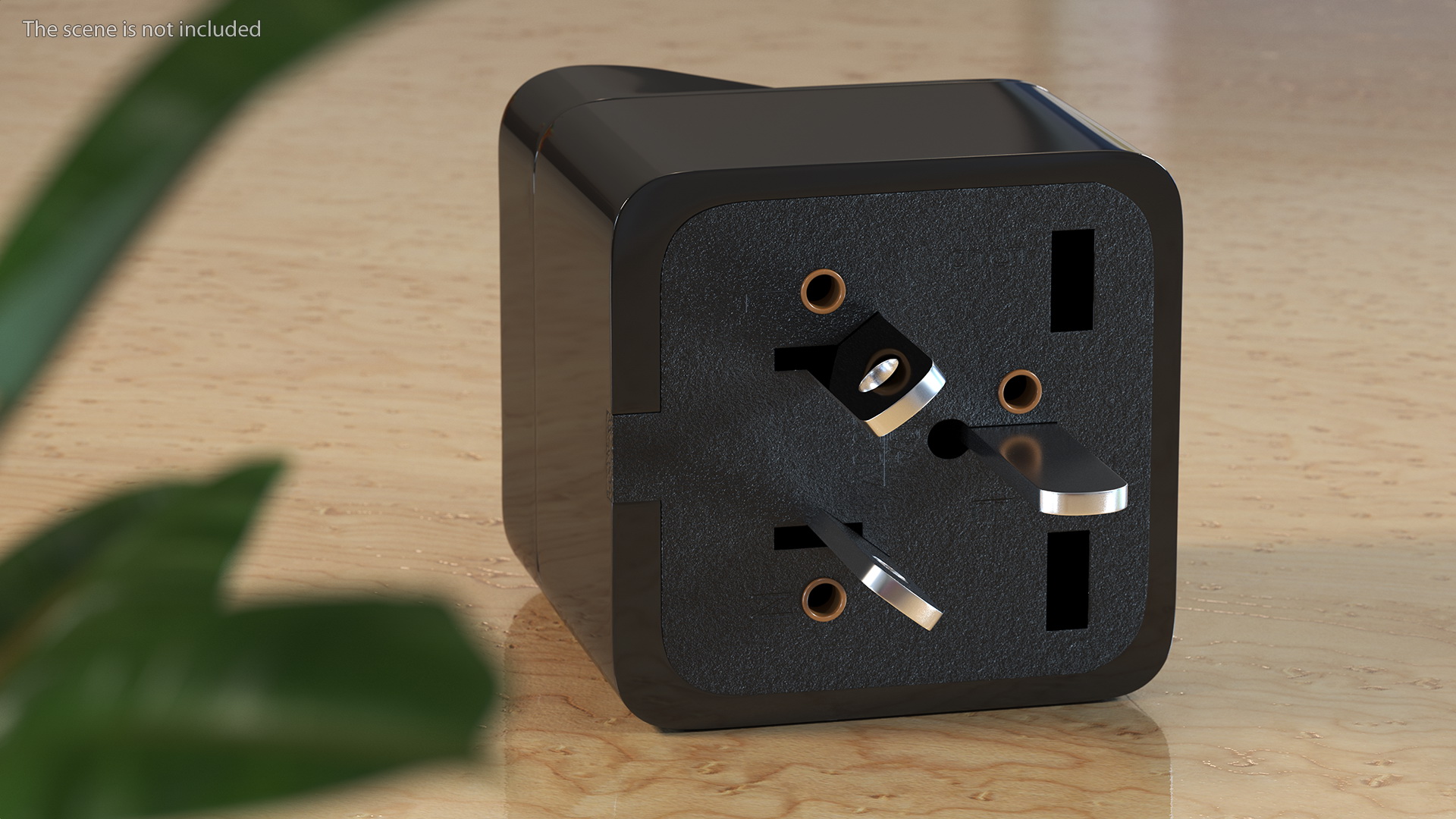 3D Electrical Plug Type I Adapter Black