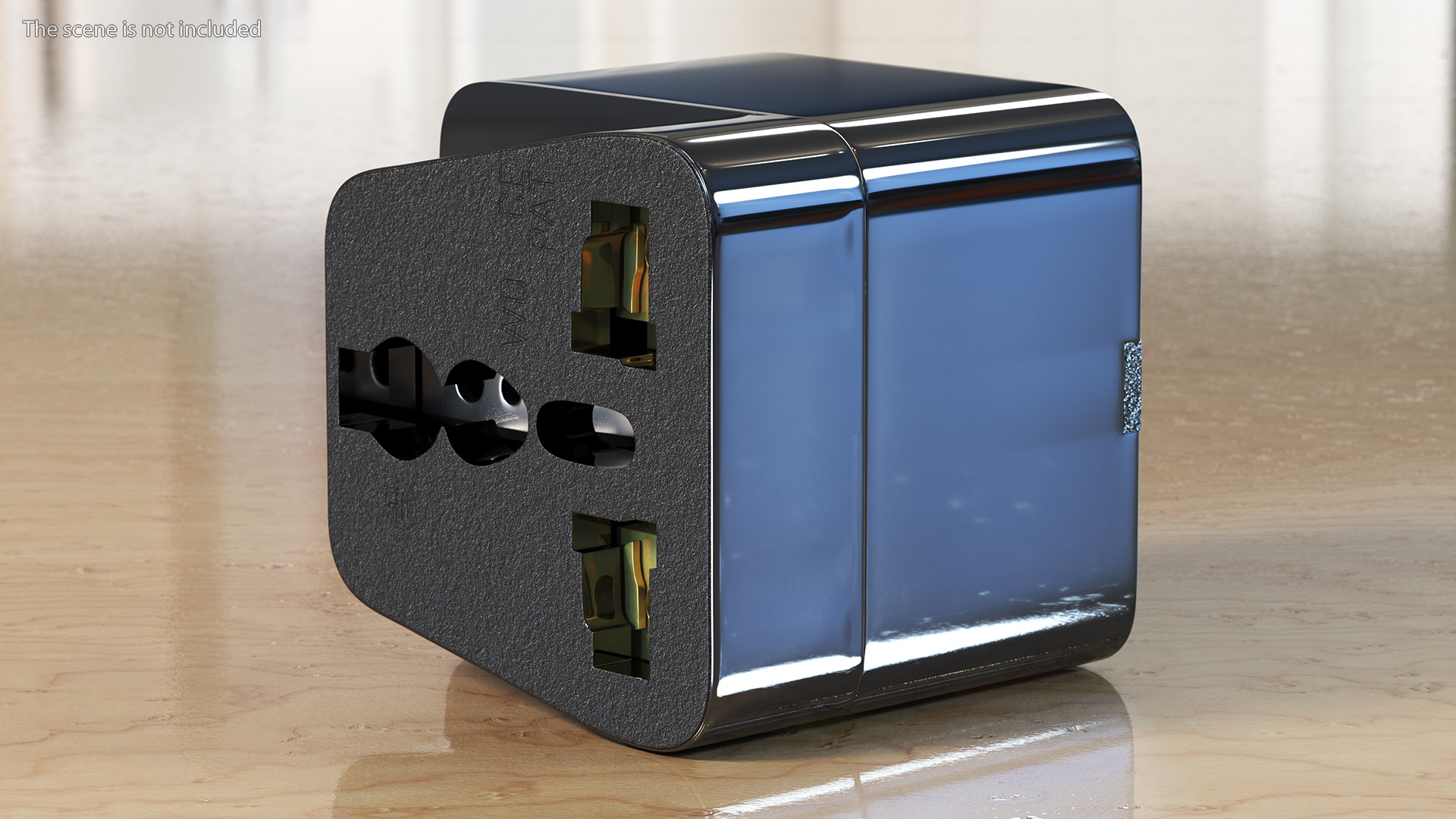 3D Electrical Plug Type I Adapter Black