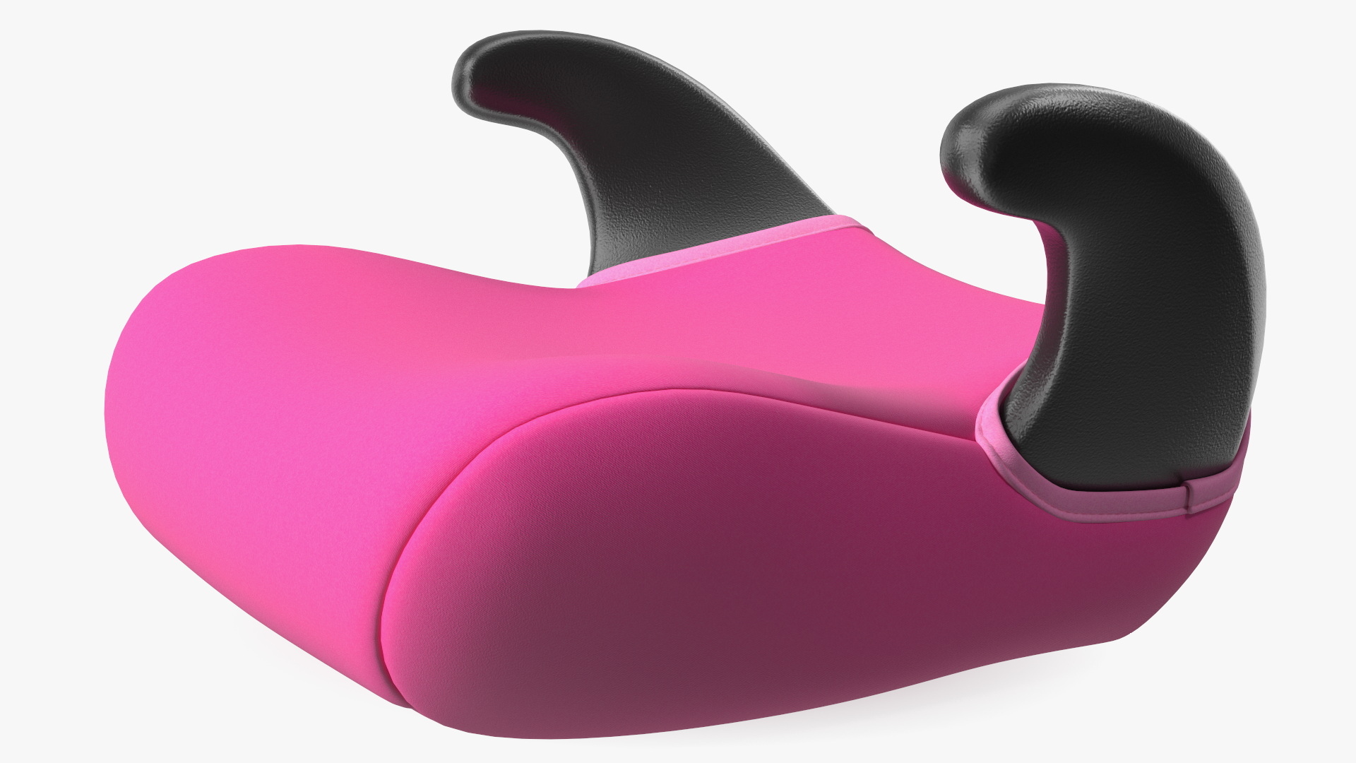 3D model Backless Booster Car Seat Pink