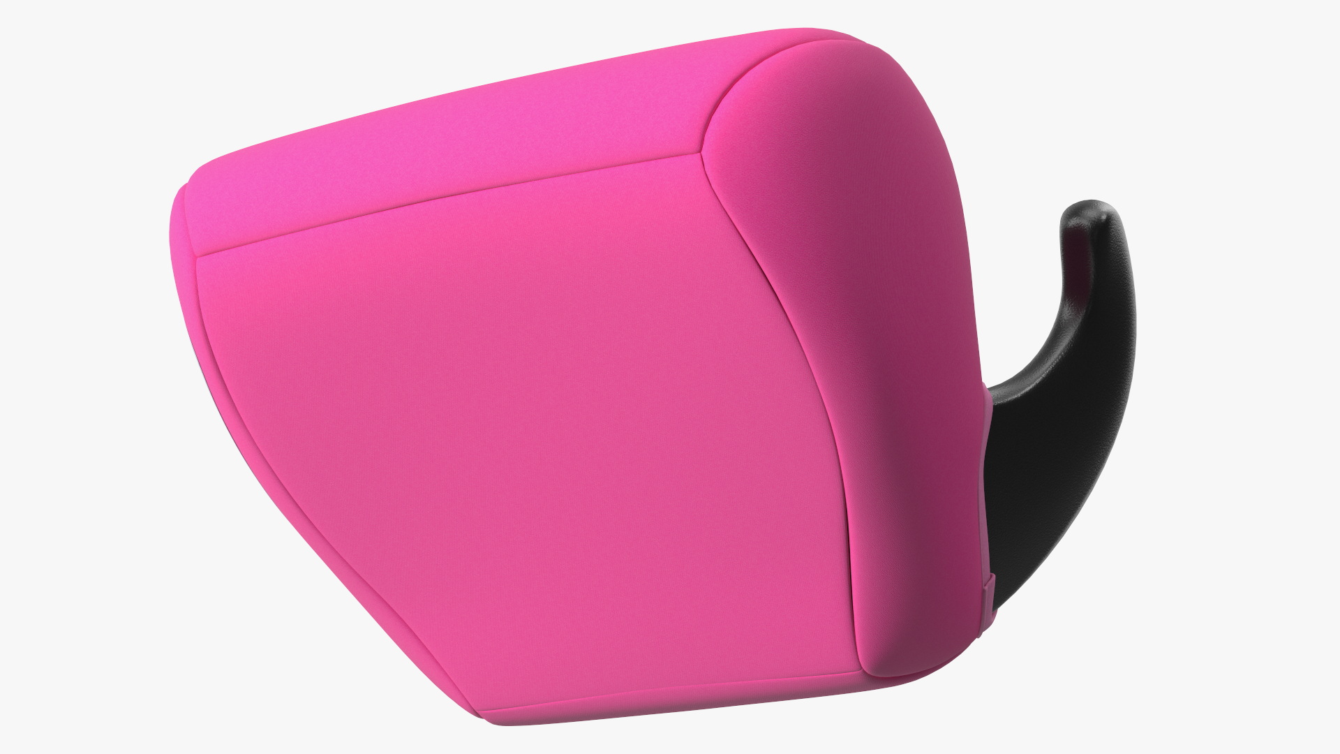 3D model Backless Booster Car Seat Pink