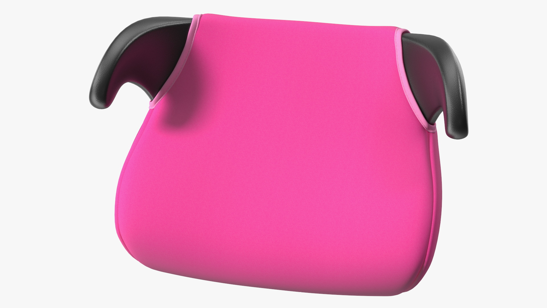 3D model Backless Booster Car Seat Pink