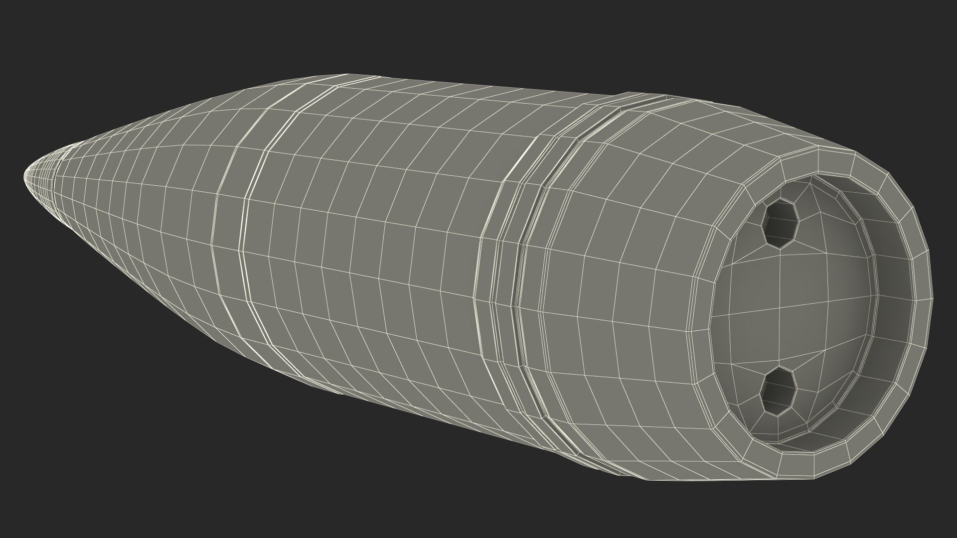 Artillery Shells 155mm on Wooden Pallet 3D model
