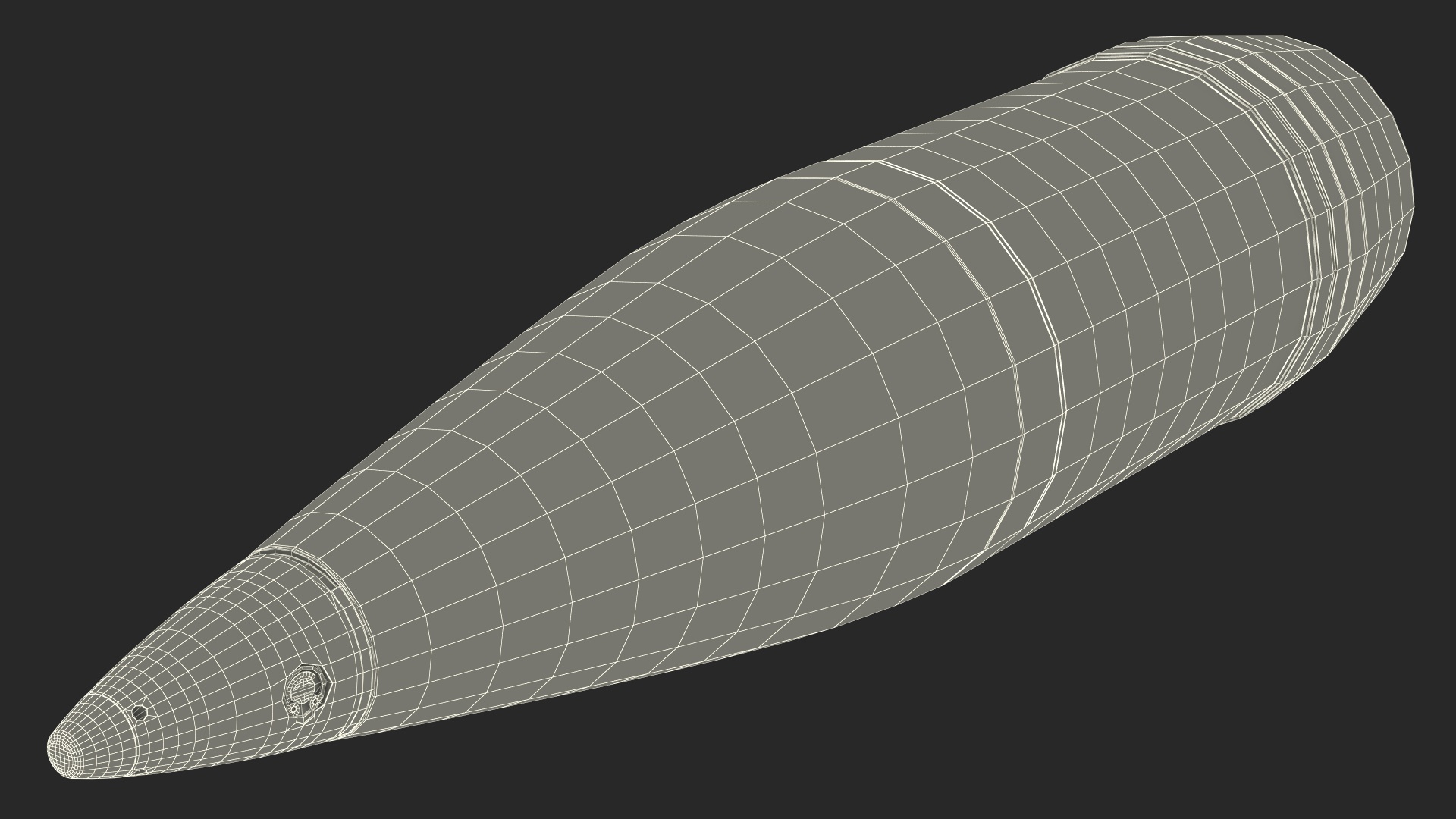 Artillery Shells 155mm on Wooden Pallet 3D model