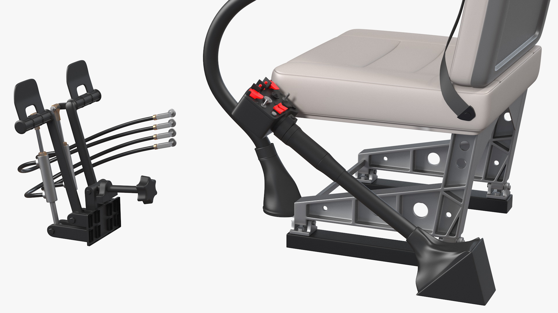 Helicopter Primary Controls 3D