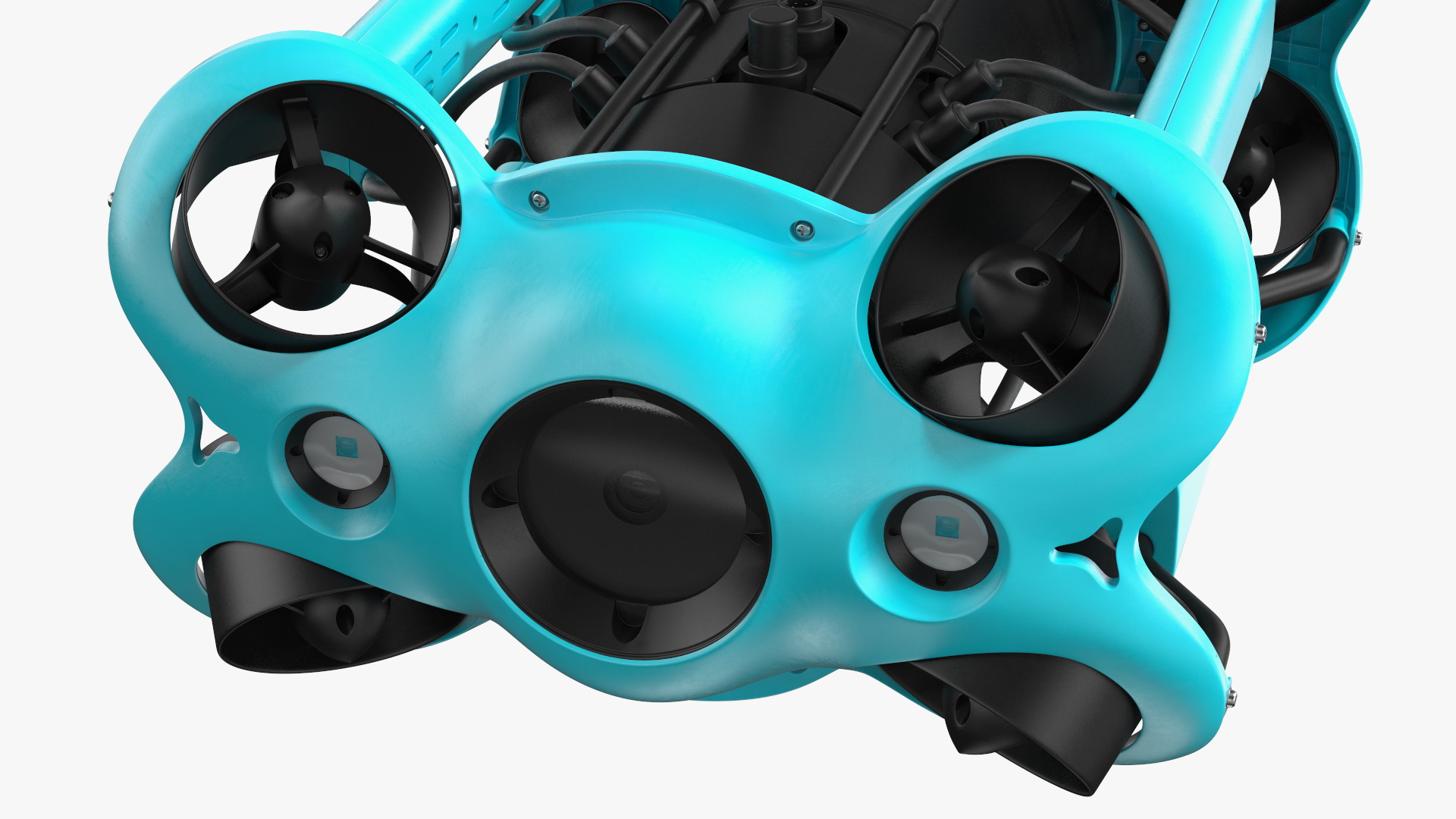 3D model Professional Underwater Drone Rigged for Maya
