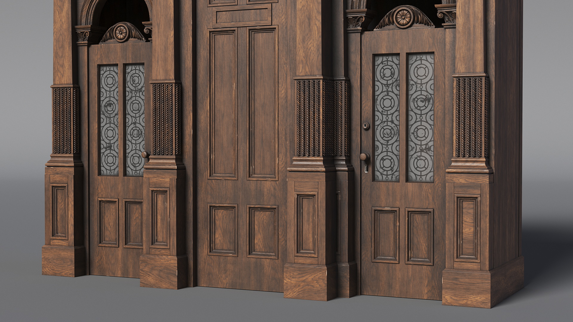 3D Confessional Booth model