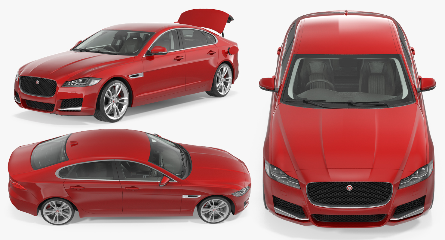 Jaguar XF 3D model