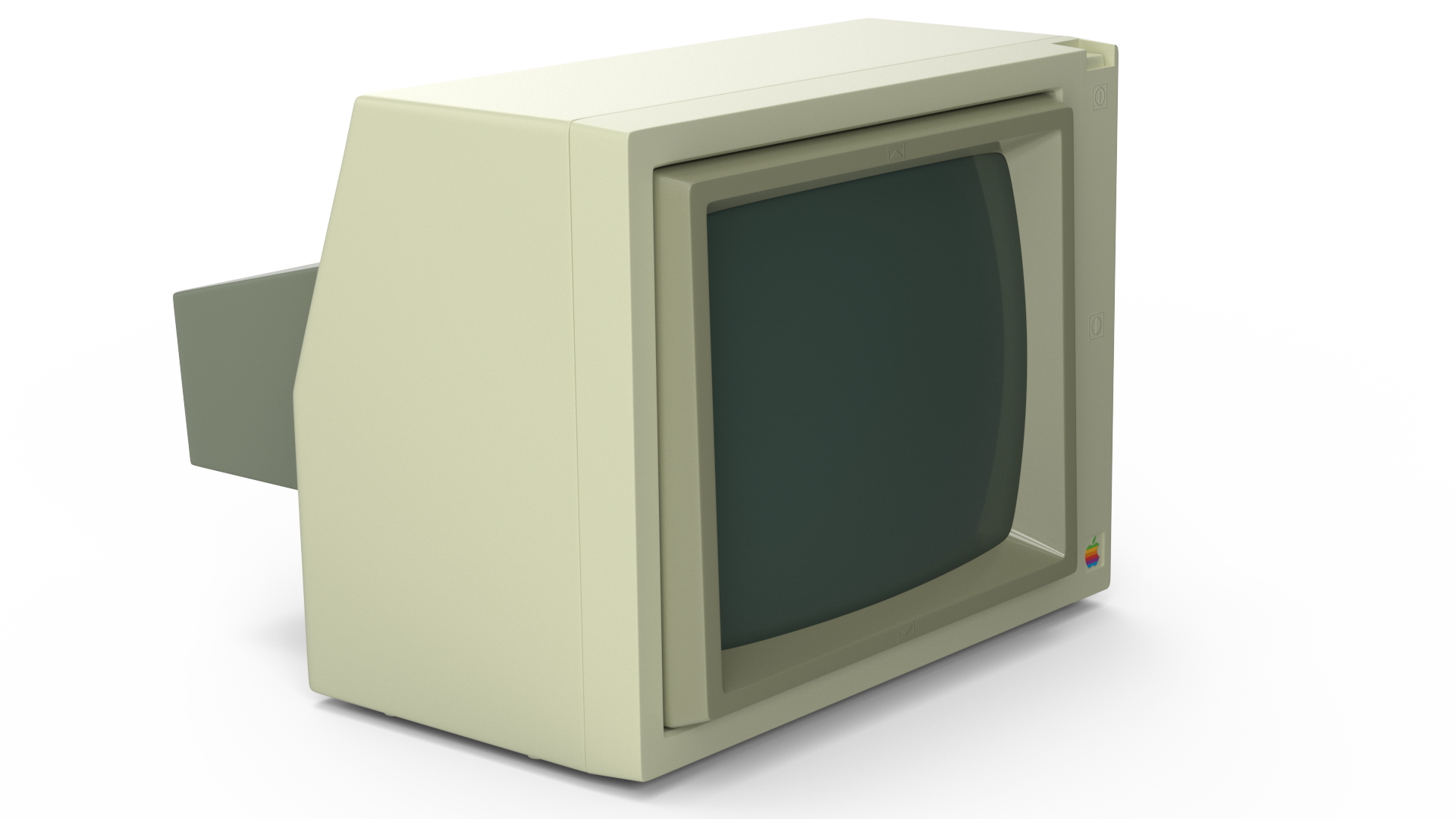 3D Vintage Apple Monitor