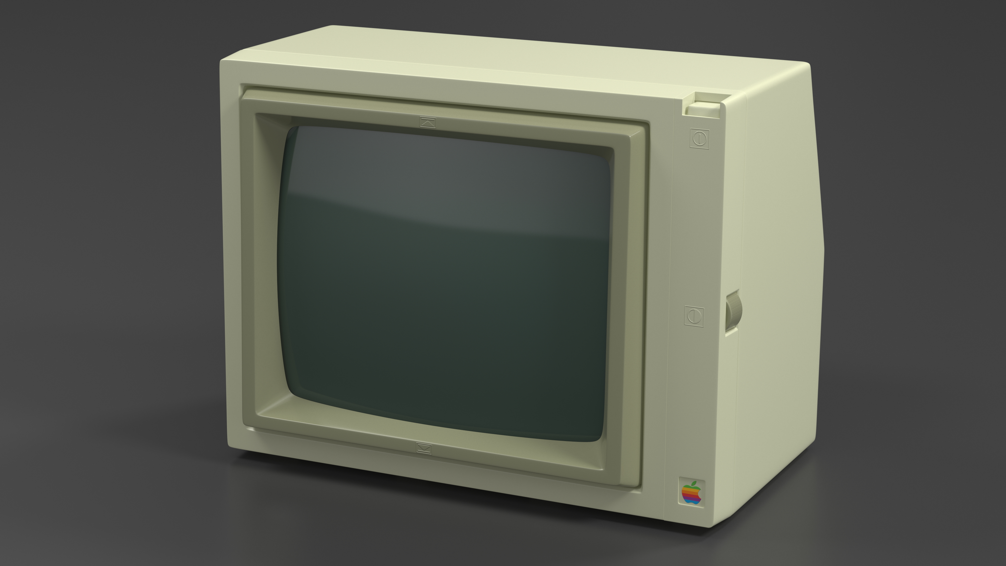 3D Vintage Apple Monitor